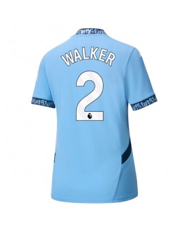 Manchester City Kyle Walker #2 Zenski Domaci Dres 2024-25 Kratak Rukavima